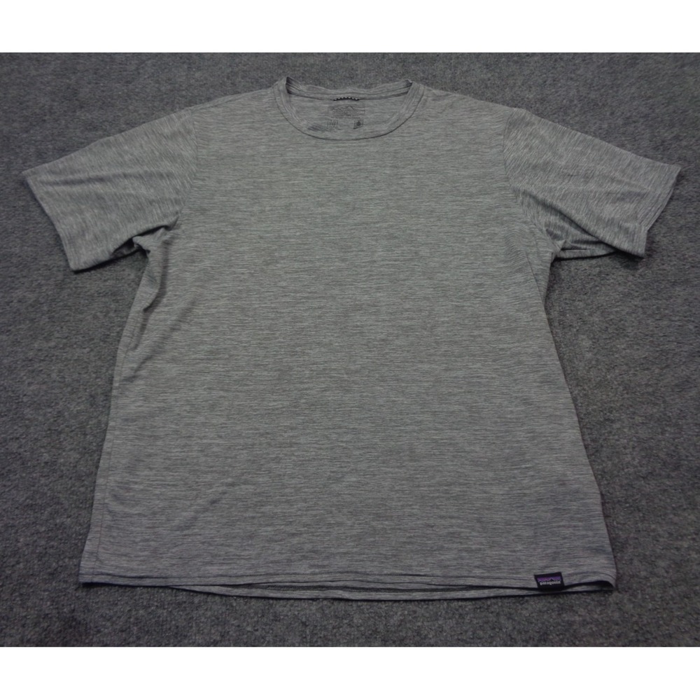 Patagonia Shirt Mens M Gray Capilene Cool Daily Graphic Top Performance
